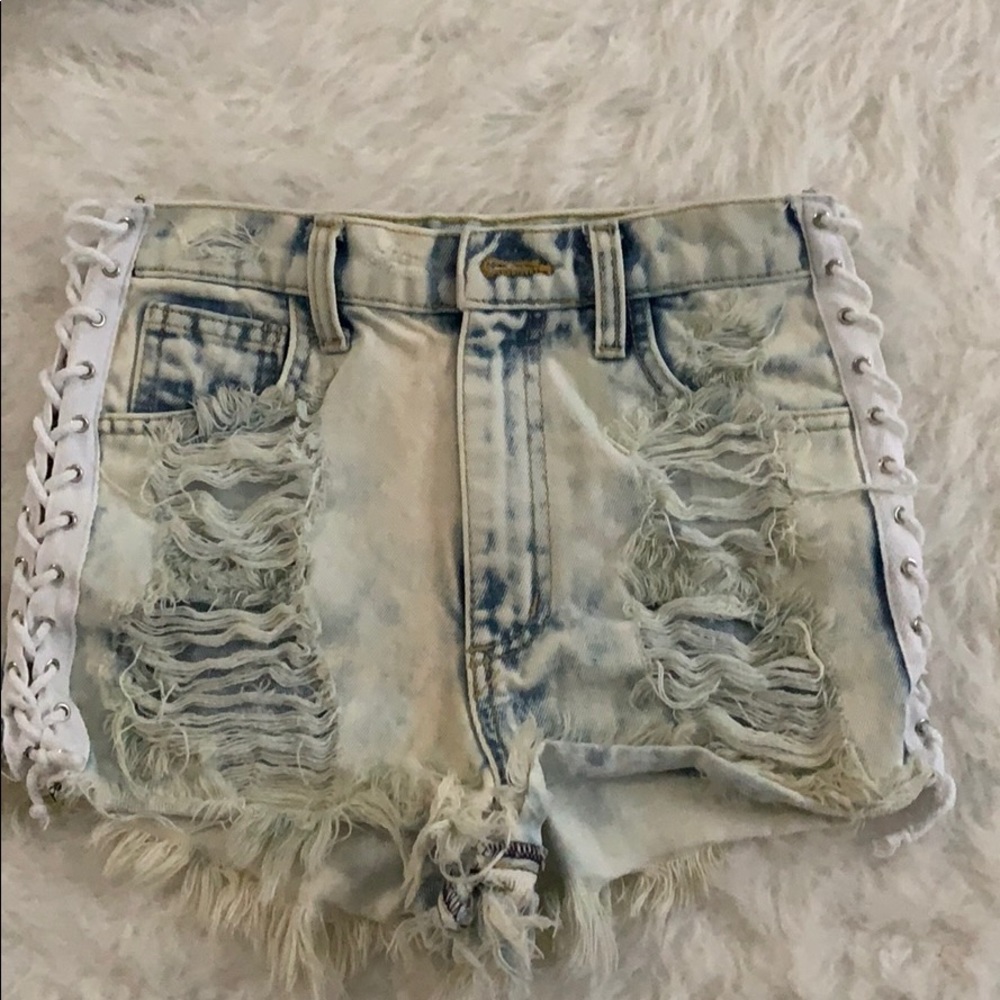 Lace up shorts from LF